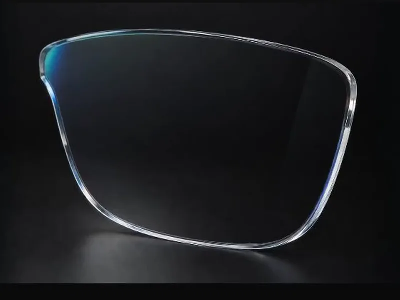 Lente graduada talhada para uma armação Ray-Ban