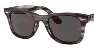 Lentes originais Ray-Ban RB4340 Wayfarer, cor B1 · Cinzento escuro