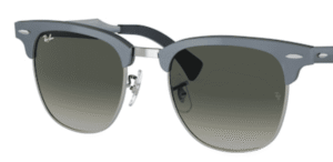 Lentes originais Ray-Ban RB3507 Clubmaster Aluminum, cor 71 · Cinzento azul degradé