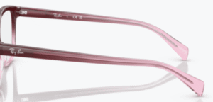 Hastes originais Ray-Ban RB5362, cor 8311 · Vermelho & rosa
