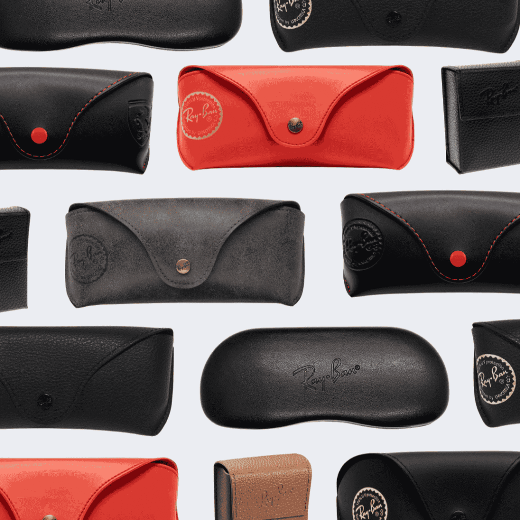 Estojo dobrável para óculos Ray-Ban Originais