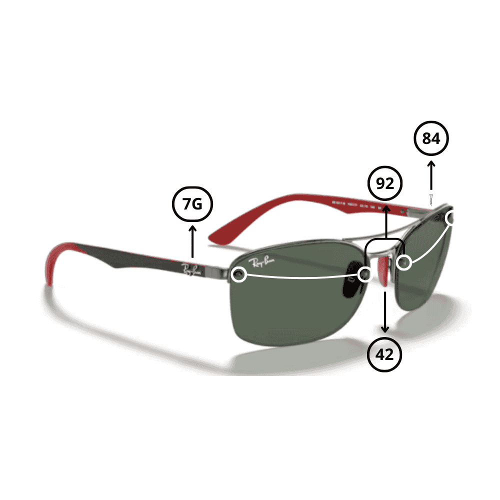 Peças de reposição Ray-Ban 3617M Originais