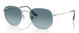 Ray-Ban RB3548N HEXAGONAL, cor 003/3M · Prateado