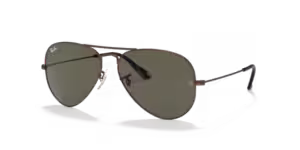 Hastes originais Ray-Ban RB3025 Aviator, cor 9189 · Sand trasparent castanho