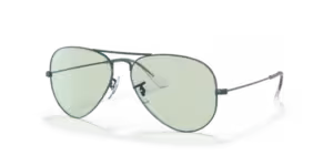 Hastes originais Ray-Ban RB3025 Aviator, cor 9225 · Verde escuro