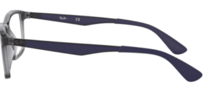 Hastes originais Ray-Ban RB7056, cor 5814 · Trasparent cinzento