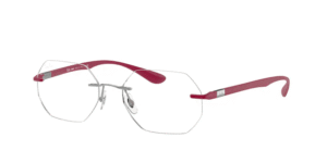Ray-Ban RX8765, cor 1215 · Prateado