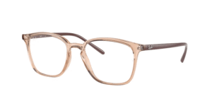 Ray-Ban RX7185, cor 5940 · Castanho claro