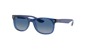 Ray-Ban RJ9052S JUNIOR NEW WAYFARER, cor 70624l transparente azul