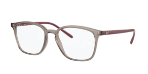 Ray-Ban RX7185, cor 8083 · Transparente cinzento