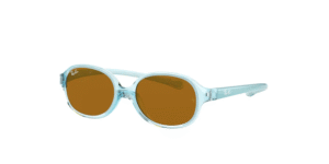 Ray-Ban RJ9187S, cor 7081/3 transparente azul claro