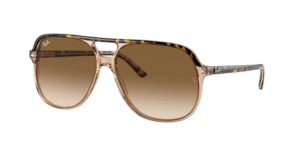 Ray-Ban RB2198 BILL, cor 129251 havana sobre transparente castanho