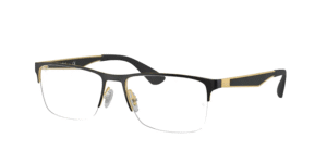 Ray-Ban RX6335, cor 2890 · Preto sobre arista