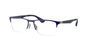 Ray-Ban RX6335, cor 2947 · Azul sobre gunmetal