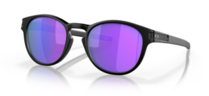 Óculos de sol Oakley LATCH 9265, cor 926555 · Black matte with Prizm Violet lenses