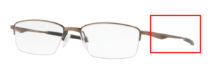 Hastes originais Oakley OO5119 Limit Switch 0.5, cor 02 · Acetinado pewter