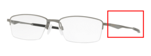 Hastes originais Oakley OO5119 Limit Switch 0.5, cor 04 · Preto chrome