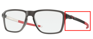 Hastes originais Oakley OO8166 Wheel House, cor 03 · Cinzento acetinado smoke