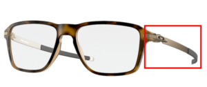 Hastes originais Oakley OO8166 Wheel House, cor 04 · Castanho acetinado tartaruga