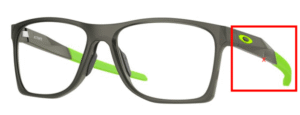Hastes originais Oakley OO8173 Activate, cor 03 · Cinzento acetinado smoke
