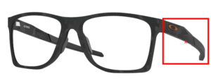 Hastes originais Oakley OO8173 Activate, cor 05 · Preto acetinado camo
