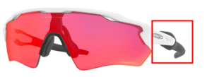 Hastes originais Oakley OO9001 Radar Ev Xs Path, cor 05 · Branco polido