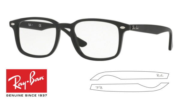 Hastes Ray-Ban 6254 visão Originais