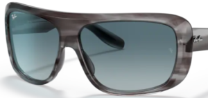 Lentes originais Ray-Ban RB2196 Blair, cor 3M · Azul degradé