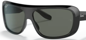 Lentes originais Ray-Ban RB2196 Blair, cor 58 · Verde polarizado