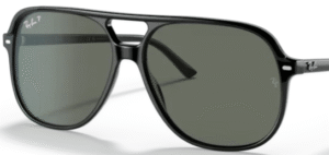Lentes originais Ray-Ban RB2198 Bill, cor 58 · Verde polarizado