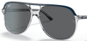 Lentes originais Ray-Ban RB2198 Bill, cor B1 · Cinzento escuro