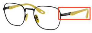 Hastes originais Ray-Ban RB6484M visão, cor F028 · Preto