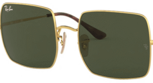 Lentes originais Ray-Ban RB1971 Square, cor 31 · Verde
