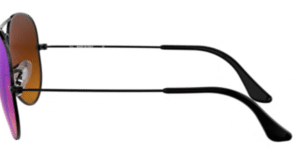 Hastes originais Ray-Ban RB3460 Aviator Flip Out, cor 002 · Preto