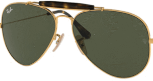 Lentes originais Ray-Ban RB3029 Outdoorsman II, cor G15 · Verde clássico