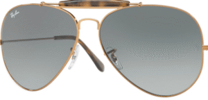 Lentes originais Ray-Ban RB3029 Outdoorsman II, cor 71 · Cinzento degradé cinzento escuro