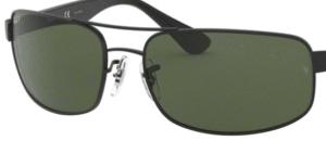 Lentes originais Ray-Ban RB3445, cor 58 · Verde polarizado · plástico