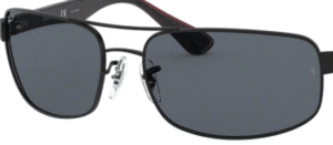 Lentes originais Ray-Ban RB3445, cor P2 · Cinzento polarizado · plástico