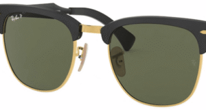 Lentes originais Ray-Ban RB3507 Clubmaster Aluminum, cor N5 · Polarizado verde ar