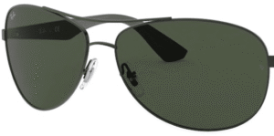 Lentes originais Ray-Ban RB3526, cor 71 · Verde · plástico