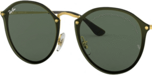 Lentes originais Ray-Ban RB3574N, cor 71 · Verde · plástico