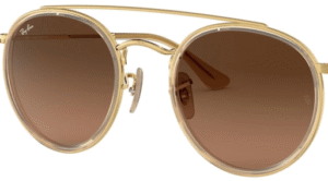 Lentes originais Ray-Ban RB3647, cor 43 · Castanho degradé cinzento