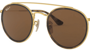 Lentes originais Ray-Ban RB3647, cor 57 · Polarizaded castanho