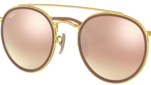Lentes originais Ray-Ban RB3647, cor 7O · Cobre claro flash espelhado
