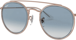 Lentes originais Ray-Ban RB3647, cor 3F · Azul degradé