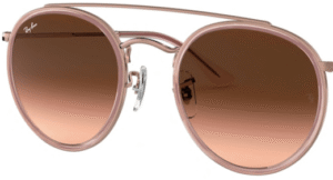 Lentes originais Ray-Ban RB3647, cor A5 · Castanho degradé