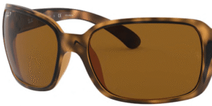 Lentes originais Ray-Ban RB4068, cor 57 · Polarizaded castanho