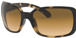 Lentes originais Ray-Ban RB4068, cor 51 · Castanho claro degradé
