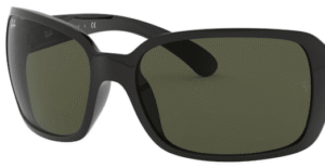 Lentes originais Ray-Ban RB4068, cor G15 · Verde clássico