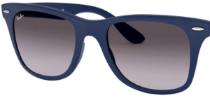Lentes originais Ray-Ban RB4195 Wayfarer Liteforce, cor 8G · Cinzento degradé · plástico